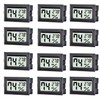 TASOGEN 12 Pack Mini Digital Hygrometer Thermometer,Indoor Temperature and Humidity