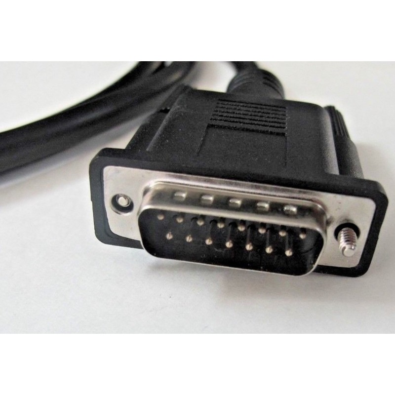 Xpertx Solutions OBD2 OBDII Cable Fits Cen-Tech Code Reader Scanner