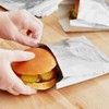 Foil Hamburger Wrappers - 100 ct. - Grease resistant Hamburger