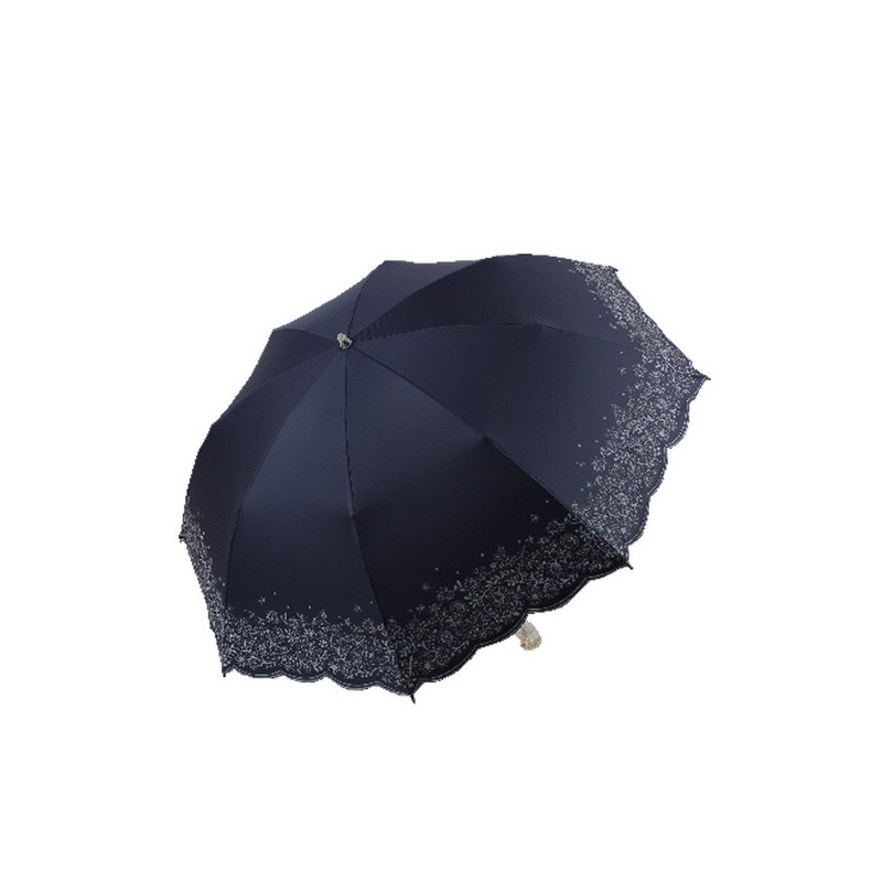 [Metrocity] Line Flower Sun Protection Umbrella MPSJ-0111