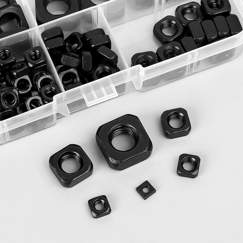 160 Pieces M3 M4 M5 M6 M8 M10 Carbon Steel