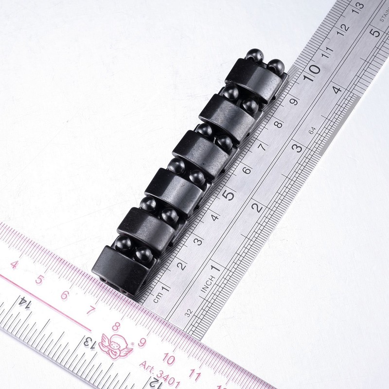 VIKI LYNN 2 Pcs Hematite Magnetic Bracelets for Women and