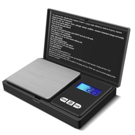 Digital Pocket Scale, LCD Display, Digital, Precision Pocket Scales with Tare Function, Stainless Steel Platform, Mini Precision Scales