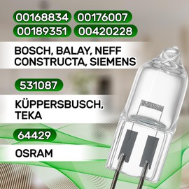 ONIX TECH Halogen Bulb Cooker Hood G4 12V 10W 300°C Halogen Bulb with Original Code 00168834 00176007 00189351 00420228 531087 para Bosch para Siemens para Küppersbusch