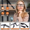 TRENVIE 4 Pack Progressive Multifocus Reading Glasses for Women Men,