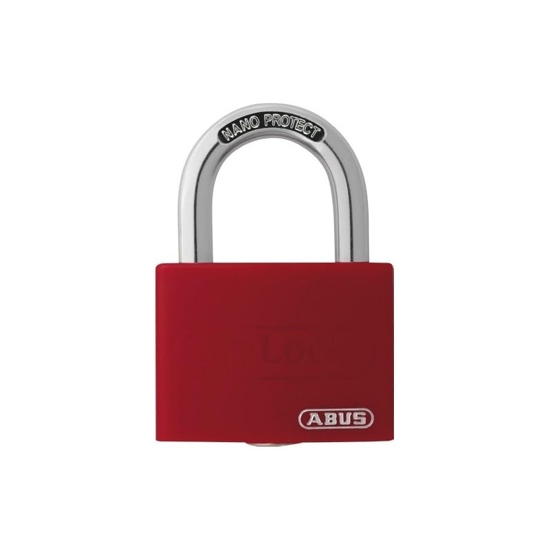 ABUS 65AL40RED Open Shackle Padlock - Red