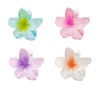 GYWHOOFT 4 Pcs Plumeria Flower Hair Claw Clips, Hawaiian Flower