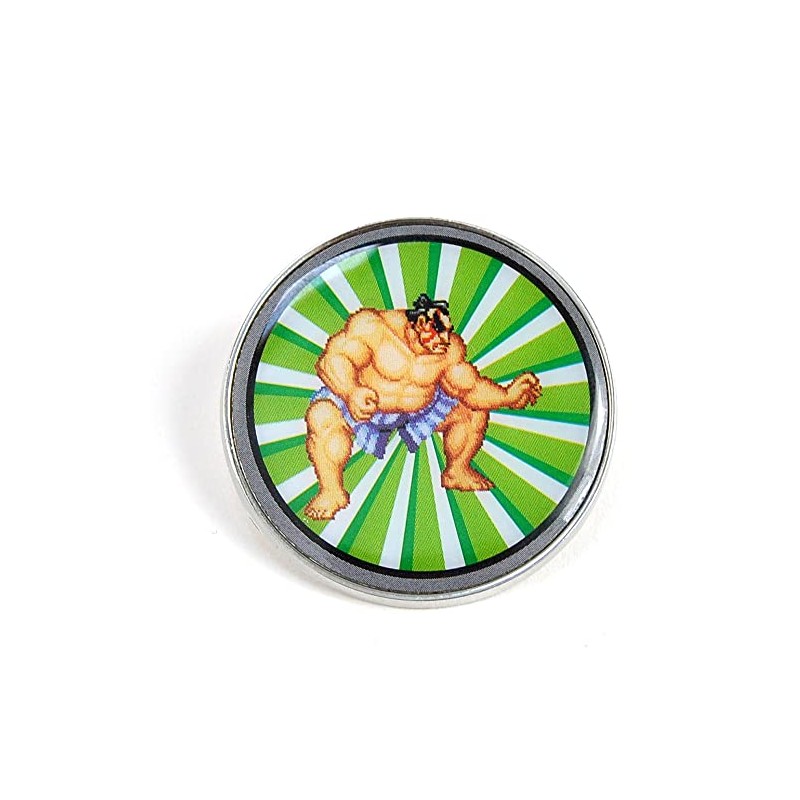 Half Moon Bay PBADCC03 Street Fighter-E Honda (Pin Badge) Half