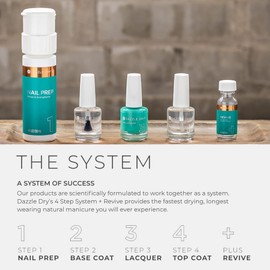 Dazzle Dry Nail Lacquer (Step 3) - Tiger Lily - A bright strawberry pink with blue-to-gold shimmer. Full coverage shimmer. (0.5 fl oz)