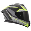 LS2, Integral Motorcycle Helmet RAPID III HYPER Black HV Yellow,