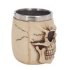 Barber Scissors Holder Skull Shape Stainless Steel Resin Removable Stylish