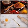 Lgqsunfa Small Shovel Spoon ，Mini Spoons，Mini Measuring Spoon，12 PCS Metal