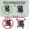 SASHA'S Double Rain Cover for Baby Trend Expedition Double Jogger