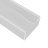 Clear Acrylic Flower Vase Multi Holes Elegant Decorative Long Rectangle