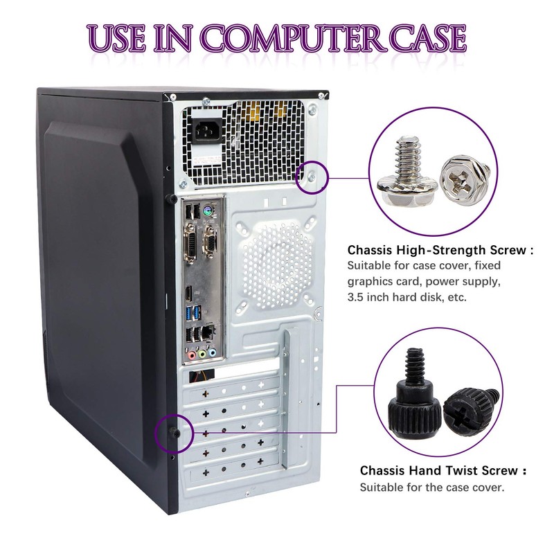 ELECTRAPICK 330-Piece Personal Computer Screws Standoffs Set PC Screw Set