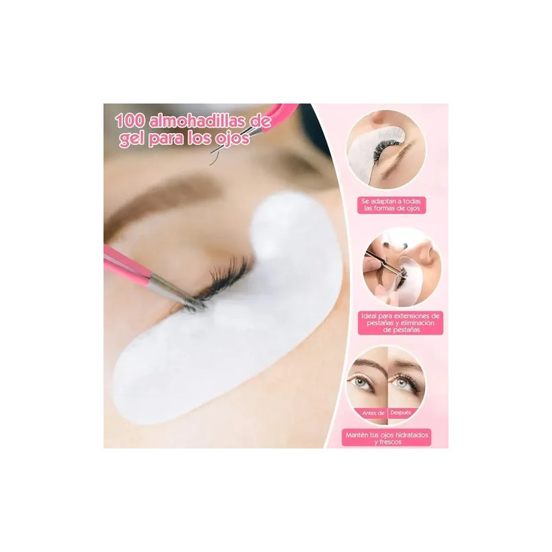 200 Microbrush100 Parches Hidrogel100 Cepillos100 Anillo