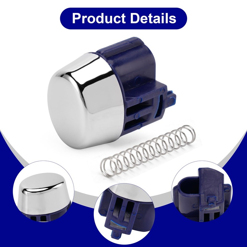 Camotokiit Transmission Gear Shift Lever Push Knob w/Spring for Honda