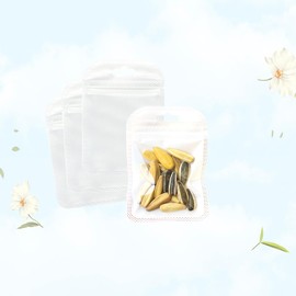 100Pcs Clear Resealable Packaging Bags for Small Business Supplies, Cute Small Color Smell Proof Foil Pouch Plastic Baggies for Lip Gloss Soap Party Food Storage (2.75x4.3inch)