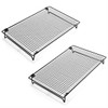 Kingrol 2-Piece Cooling Rack with Collapsible Folding Legs - for