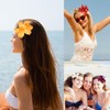 KEUKORZ 5 PCS Bohemia Flower Hair Clips Hawaiian Flower Hair