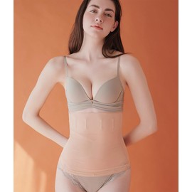 Peach John Nice Buddy Waist Shaper + Power (Stomach Tightening, Breathable, Thin Materials, Constricting Waist), beige