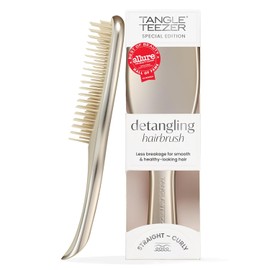 Tangle Teezer Chrome Ultimate Detangler Brush for Wet & Dry Hair, Eliminates Knots & Reduces Breakage for Straight to Curly Hair Types, Champagne Gold