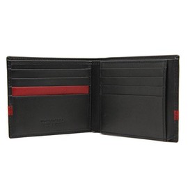 RFID Leather Billfold Wallet for Men Brown n Red Travelers Thump Pull ID Key Holder Gift Box for Him (Brown n Red Bifold)
