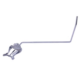 TUOREN Sousaphone Lyre Marching Clamp-on Lyre Metal Plating Sheet Music Clip 4mmx4mm Square Socket