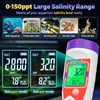 CIZTADA Saltwater Aquarium Salinity pH Tester for Reef Aquarium Digital