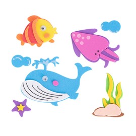 BARRILITO Stickers De Foamy Dinosaurios 8 Piezas