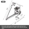 TONMA Multipurpose Rotary Cheese Grater with 1 Stainless Steel Handheld