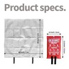 WUERLI Fire Blanket for Home and Kitchen,40" x 40",4 Pack,Emergency