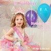 SuPoo 3rd Birthday Sash and Headband Crown Pink Bow 3rd