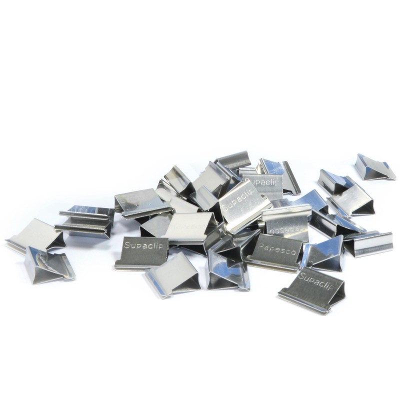 Rapesco 1316 Supaclip 60 Bulk Pack Stainless Steel Refill Clips,