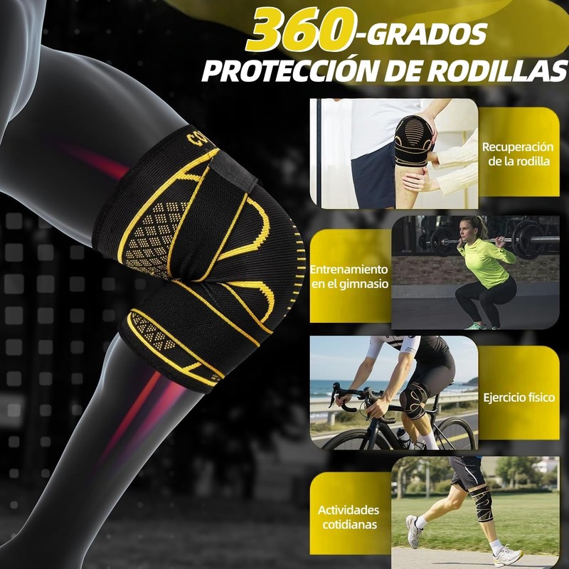 Mowe 2 Piezas Rodilleras Ortopedica : Rodillera Compresion