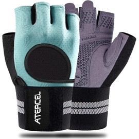 Atercel Training Gloves, Muscle Training Gloves, Sports Gloves, Wrist Flap, Weight Training Gloves, Wrist Stabilization, Anti-Slip, Men's, Women's