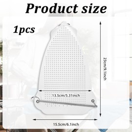 1 Piece Ironing Shoe Cover, Protective Ironing Pressing Pad, Anti-Scorching Base for Electric Iron, Ironing Cloth to Protect Clothes, Easy Installation Iron Sole Plate Accessory
