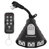 K KASONIC - Outdoor Light Timer, Waterproof Plug in Sensor