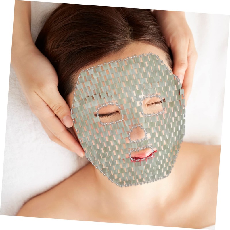 Outanaya Jade Cooling Mask for Face and Eyes Soothing Jade