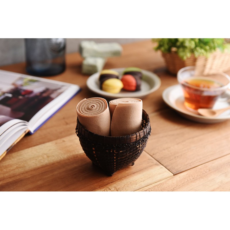 [アシカルバンド] ＜一般医療機器＞足のむくみ・疲れに ASICAL BAND 巻く着圧ソックス（特典：専用ポーチ） (ヌードベージュ)