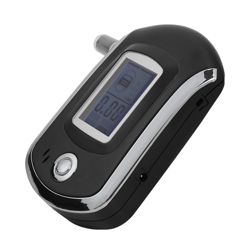Digital Breath Alcohol Tester Professional Car Alcoholimetro Breathalyser with 5