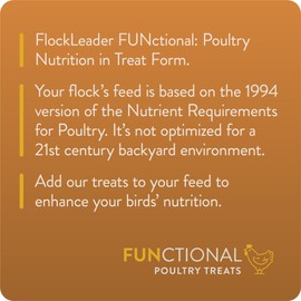 FLOCKLEADER Enhance, Functional Poultry Treats for Egg Production & Quality, 3.5 lb