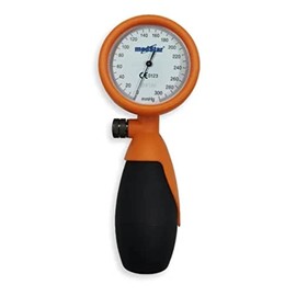 Baumanómetro Aneroide MedStar Platinum Tipo Palma FULL COLOR (Naranja)