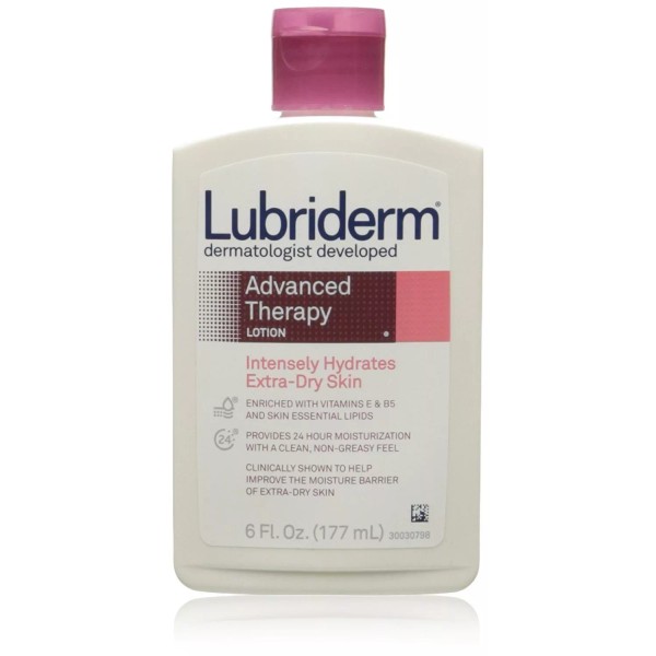 Lubriderm Body Lotion Advanced Therapy Intensely Hydrates Extra Dry Skin