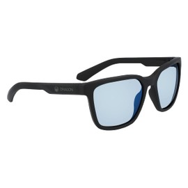 Dragon Burgee Sunglasses - Matte Black H2O Frame | Ll Sky Blue Ion Polar Lens
