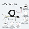 24V Electric Horn Kit Waterproof with Switch Harness Relay Universal