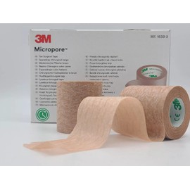 Micropore Surgical Tape Tan | Hypoallergenic Medical Tape for Gentle & Secure Fixation (5)