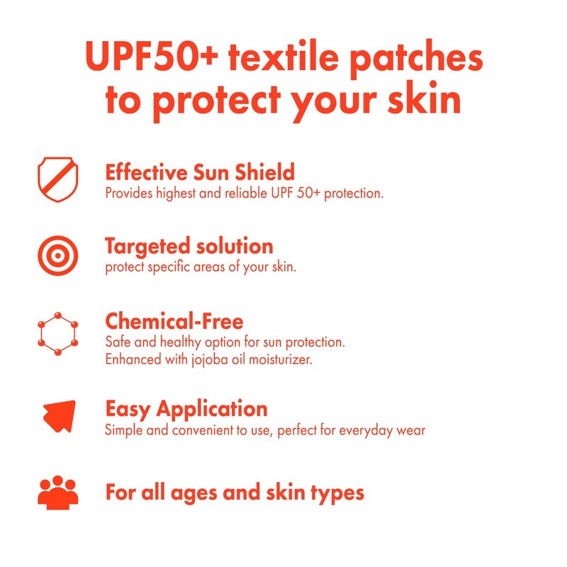 Sunscreen Sun Patch – Skin UV Shade Patch UPF 50+