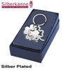 SILBERKANNE Double Clover Key Ring 7.5 x 4 x 0.5