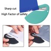 EULAPGOE 7 Packs Letter Openers, Plastic Envelope, Cutter Secure Mail